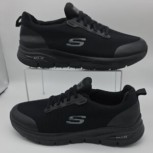 Skechers Work: Squad SR Black Shoes Women's Size 14 ASTM F2892-18